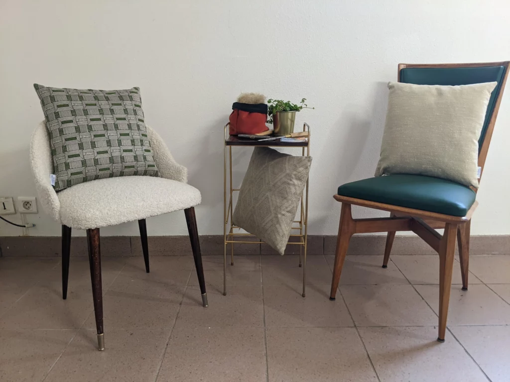 Rénovation de chaises style Baumann