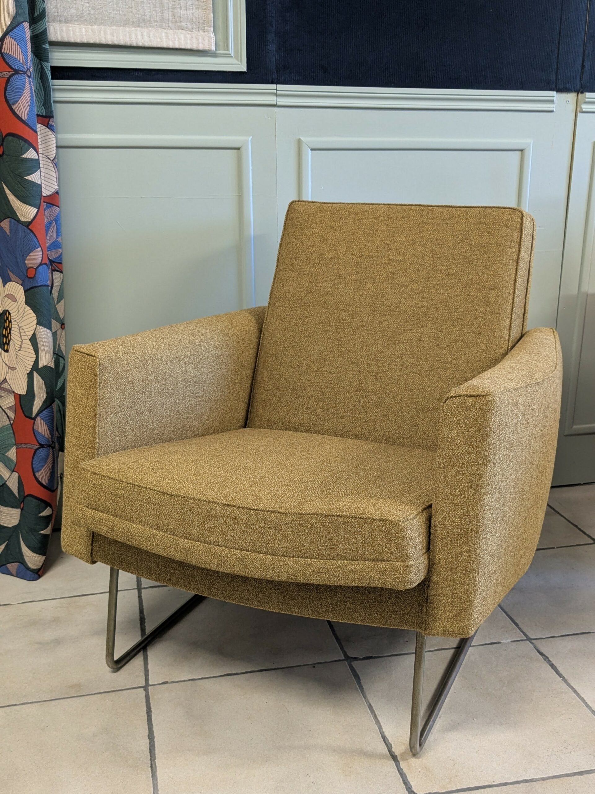 Réfection complète d&rsquo;un fauteuil Prélude par Louis Paolozzi (édition Zol, modèle créé vers 1958)