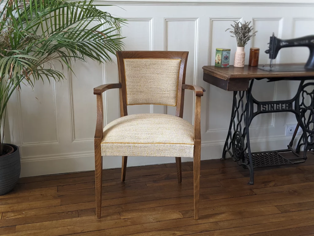 Réfection d&rsquo;un fauteuil bridge